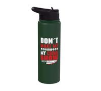Serial Killer Documentary True Crime Show Junkie True Crime Stainless Steel Insulated Water Bottle