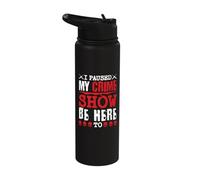 Serial Killer Documentary True Crime Show Junkie True Crime Stainless Steel Insulated Water Bottle