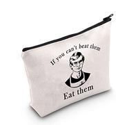 Serial Killer Gift True Crime Gift If You Can’t Beat Them Eat Them Zipper Pouch Travel Bag Horror Gift (If You Can't UK)