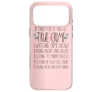Serial Killer I Like True Crime For Women True Crime Lover Case for iPhone 17 Pro Max