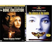 Serial Killer Thriller 2-Movie Bundle - The Bone Collector & Silence of the Lambs Double Feature DVD Set