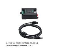 Serial Port Converter Module with Guide Rail DB9 Male/USB-B Interface U4P-FT1B USB 485 PRO(FT232,TB,1, CB)