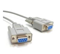 kenable Serial RS232 Null Modem Cable DB9F to F 3m