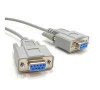 Serial RS232 Null Modem Cable - DB9F to F - 5m