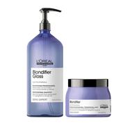 Serie Expert Blondifier Gloss Shampoo 1500ml & Masque 500ml by L’Oréal Professionnel