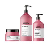 Serie Expert Pro Longer Shampoo 1500ml, Conditioner 750ml & Masque 500ml by L’Oréal Professionnel
