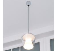 Serien Lighting LED designer hanging light Annex with glass shade