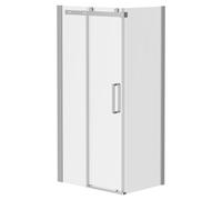 Series 10 Roller Sliding Door Shower Enclosure | Chrome | Glass/Aluminium | 1000mm x 700mm
