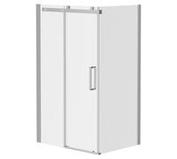 Series 10 Roller Sliding Door Shower Enclosure | Chrome | Glass/Aluminium | 1200mm x 900mm