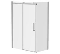 Series 10 Roller Sliding Door Shower Enclosure | Chrome | Glass/Aluminium | 1400mm x 800mm