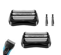 Series 2 21B Electric Replacement Shaver Head Accessories blade Compatible with Braun Series 2 Foil Shaver Replacement Heads 21b 3010s, 3040s,5409,etc for Braun Part 21b (2PACKS)