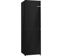 Series 2 Free-standing fridge-freezer with freezer at bottom 182.4 x 55 cm Black, Total No Frost KGN27NBEAG