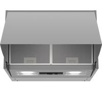 Bosch Serie 2 DEM66AC00B cooker hood Semi built-in (pull out) Silver 625 m³/h