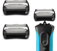 Series 3 32B Replacement Razor Heads Compatible with Braun Series S3 3040s 3000s 3050cc 3010s 3070cc 3080s 3090s 310s 3020s 330s 370cc-4 380s-4 (2PCS 32B)
