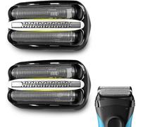 Series 3 32B Shaver Replacement Heads Compatible with Braun Series 3 32B - Fits Models S3 3040s, 3000s, 3050cc, 3010s, 3070cc, 3080s, 3090s, 310s, 3020s, 330s, 370cc-4, 380s-4 (2 PA)