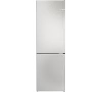 Series 4 Free-standing fridge-freezer with freezer at bottom 186 x 60 cm Stainless steel look KGN362LDFG