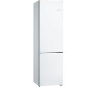 Series 4 Free-standing fridge-freezer with freezer at bottom 203 x 60 cm White, Total No Frost KGN392WEBG