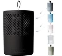 Series 6 ABSODRY Moisture Absorber with 1 x 600g bag of moisture-absorbing crystals Lasts up to 90 days Electricity & Battery Free - For spaces up to 50 m3 - Helps prevent Bad Odours and Mould - Black