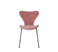 Series 7 3107 Belfast Chair fully upholstered Fritz Hansen misty rose - FRITZ HANSEN 3107 VELVET MROSE