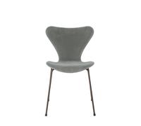 Series 7 3107 Belfast Chair fully upholstered Fritz Hansen seal grau - FRITZ HANSEN 3107 VELVET SGRAU