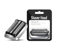 Series 7 Replacement Head ，Compatible for Braun， S7 Electric Shaver 73S Razors 7020s,7025s,7027cs,7071cc,7085cc,7075cc,Silver