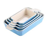 Series Bake, Rectangular Baking Dish Set of 4 (9"/11"/12"/14"), Oven