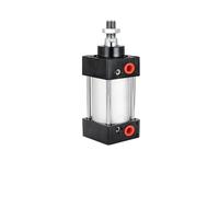 Series Pneumatic Cylinder Aluminum Double Acting Tie Rod Type Bore 32-63mm Stroke 25-300mm M10 M12 M16(150MM,BORE-50MM)