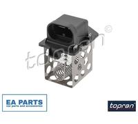 Series resistor, electric motor (radiator fan) for OPEL VIVARO A TOPRAN 702 492