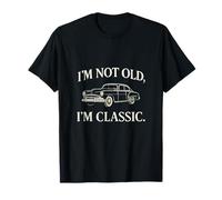 Serif Classic Car Typography 'I'm Not Old I'm Classic' T-Shirt