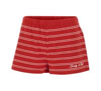 Serif Logo Embroidered Disco Short - female - Sporty & Rich - Short Shorts - Red - S - Shorts S