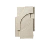 Serif Relief Wall Decoration Off White