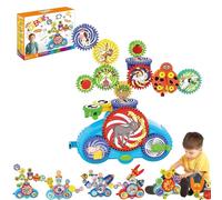 Serifik Creative Learning Building Blocks,2025 Serifik Electric Gear Building Blocks Toy Set,Serafik Building Block - Boost Logical Thinking/Creativity, Assemble Over 100 Shapes