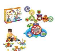 Serifik Creative Learning Building Blocks, 6/13/18 Learning Electric Gears, Serifik Building Block - Boost Logical Thinking/Creativity, Educational Construction