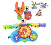 Serifik Creative Learning Building Blocks,Serifik Electric Gear Building Blocks Toy Set, Kids Building Kit Toys,Assemble over 100 Shapes, Boost Logical Thinking/Creativity (Dinosaurs 1set)