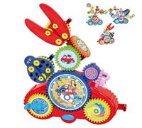 Serifik Creative Learning Building Blocks,Serifik Electric Gear Building Blocks Toy Set, Kids Building Kit Toys,Assemble over 100 Shapes, Boost Logical Thinking/Creativity (Car 1set)