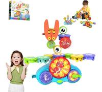 Serifik Creative Learning Building Blocks,Serifik Electric Gear Building Blocks Toy Set,Serafik Building Block,Educational Construction Set,Boost Logical Thinking/Creativity,Assemble Over 100 Shapes