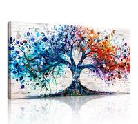 SERIMINO Tree of Life Wall Art, Large Wall Art, Nature Wall Decor, Colorful Tree Painting Prints, Abstract Canvas Art Wall Decor, Modern House Decorations Living Room Bedroom Office Hotel Pictures 20