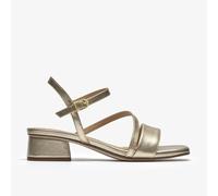Serina35 Strap Leather Sandals Gold-Coloured