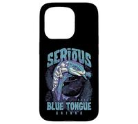 Serious About Blue Tongue Skinks Reptile Keeper Case for iPhone 15 Pro