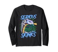 Serious About Blue Tongue Skinks Reptile Keeper Long Sleeve T-Shirt