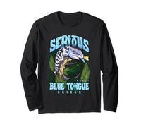 Serious About Blue Tongue Skinks Reptile Keeper Long Sleeve T-Shirt