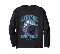 Serious About Blue Tongue Skinks Reptile Keeper Long Sleeve T-Shirt