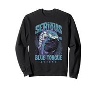 Serious About Blue Tongue Skinks Reptile Keeper Sweatshirt
