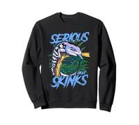 Serious About Blue Tongue Skinks Reptile Keeper Sweatshirt