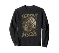 Serious About Discus Fish Tropical Fish Keeper Aquarist Sweatshirt