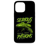 Serious About Green Tree Pythons Reptile Keeper Case for iPhone 13 Pro Max
