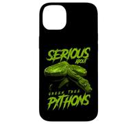 Serious About Green Tree Pythons Reptile Keeper Case for iPhone 14 Plus