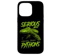 Serious About Green Tree Pythons Reptile Keeper Case for iPhone 14 Pro Max