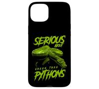 Serious About Green Tree Pythons Reptile Keeper Case for iPhone 15 Plus