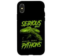 Serious About Green Tree Pythons Reptile Keeper Case for iPhone X/XS